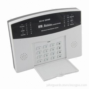 PSTN Alarm System, 315/433MHZ, 8 Wired/32 Wireless Defense Zones, Built-in lithium Battery, CE/RoHs